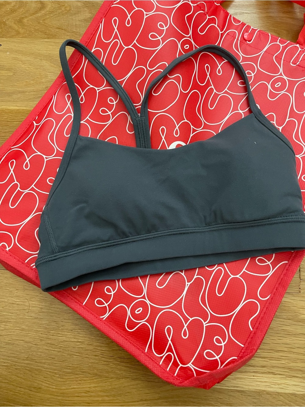 lululemon athletica Black Strappy Crop Bralette